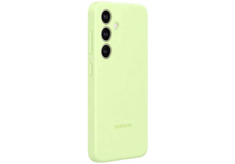 Samsung Coque arrière Silicone Galaxy S24 Vert