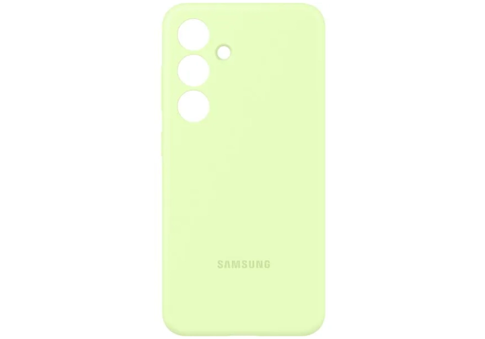 Samsung Coque arrière Silicone Galaxy S24 Vert
