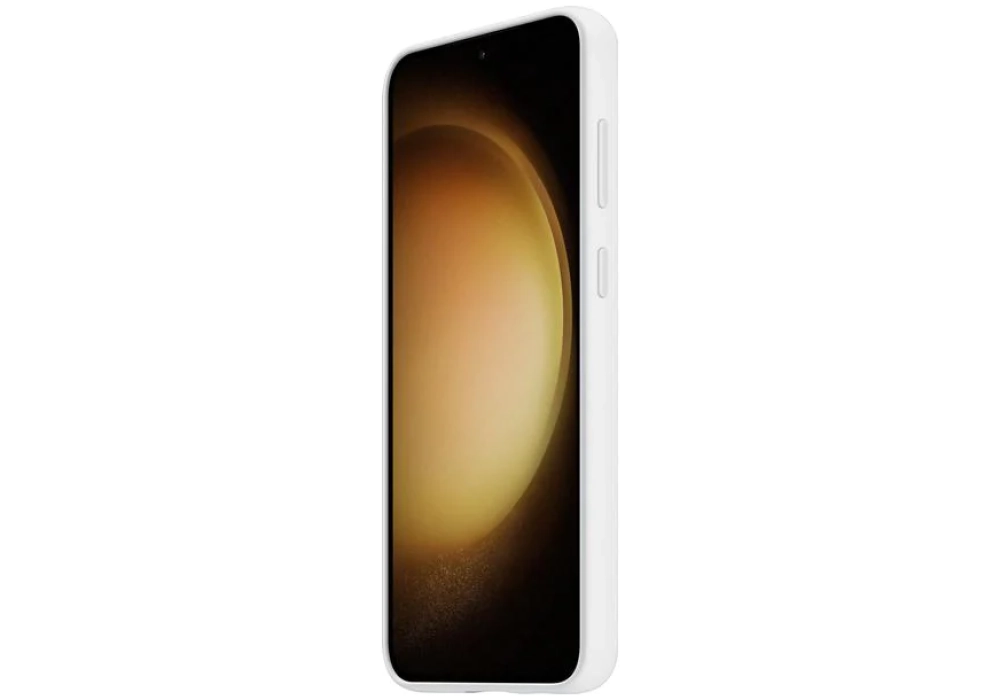 Samsung Coque arrière Silicone Grip Galaxy S23+ Blanc