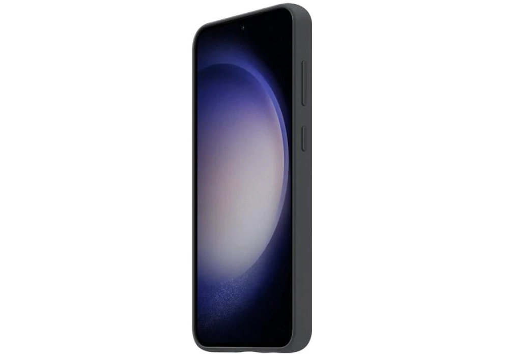 Samsung Coque arrière Silicone Grip Galaxy S23+ Noir