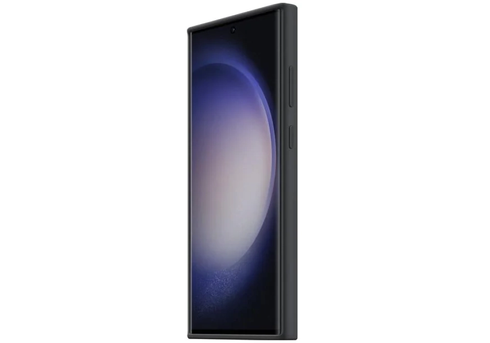 Samsung Coque arrière Silicone Grip Galaxy S23 Ultra Noir
