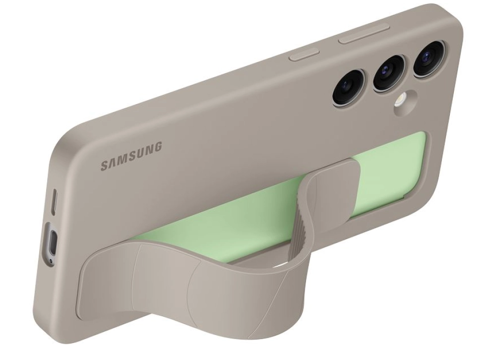 Samsung Coque arrière Standing Grip Galaxy Galaxy S24+ Taupe