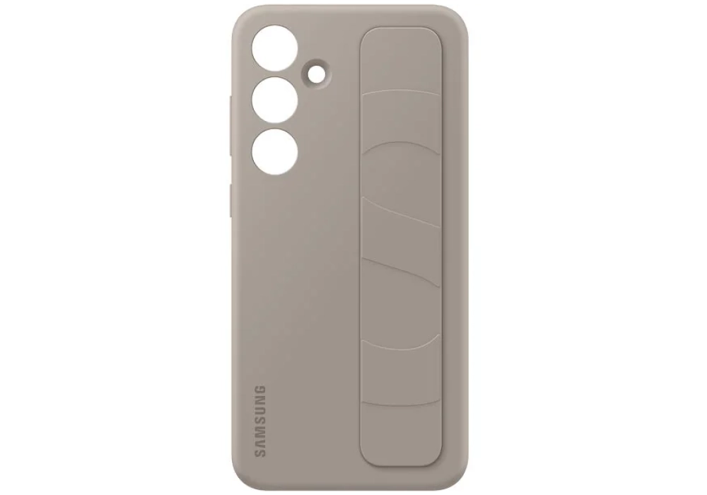 Samsung Coque arrière Standing Grip Galaxy Galaxy S24+ Taupe