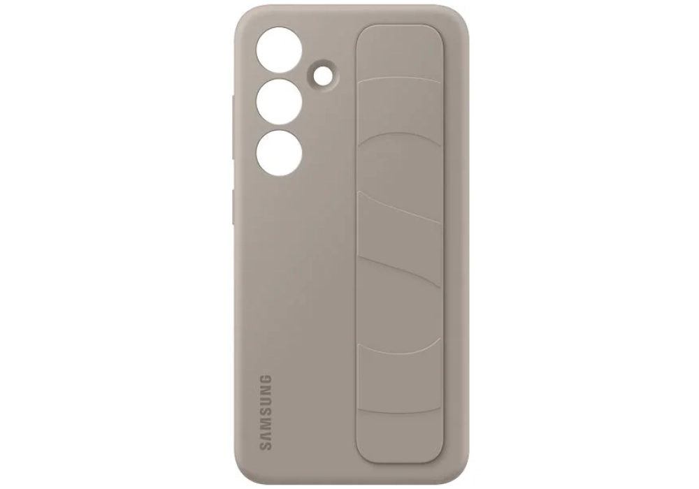 Samsung Coque arrière Standing Grip Galaxy Galaxy S24 Taupe