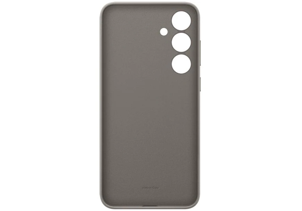 Samsung Coque arrière Vegan Leather Galaxy S24+ Taupe