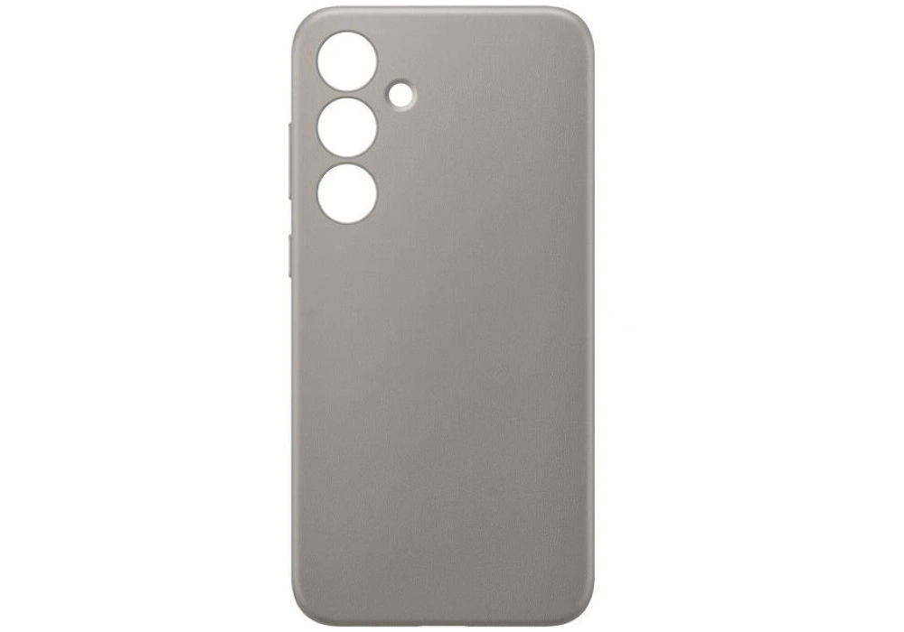 Samsung Coque arrière Vegan Leather Galaxy S24+ Taupe