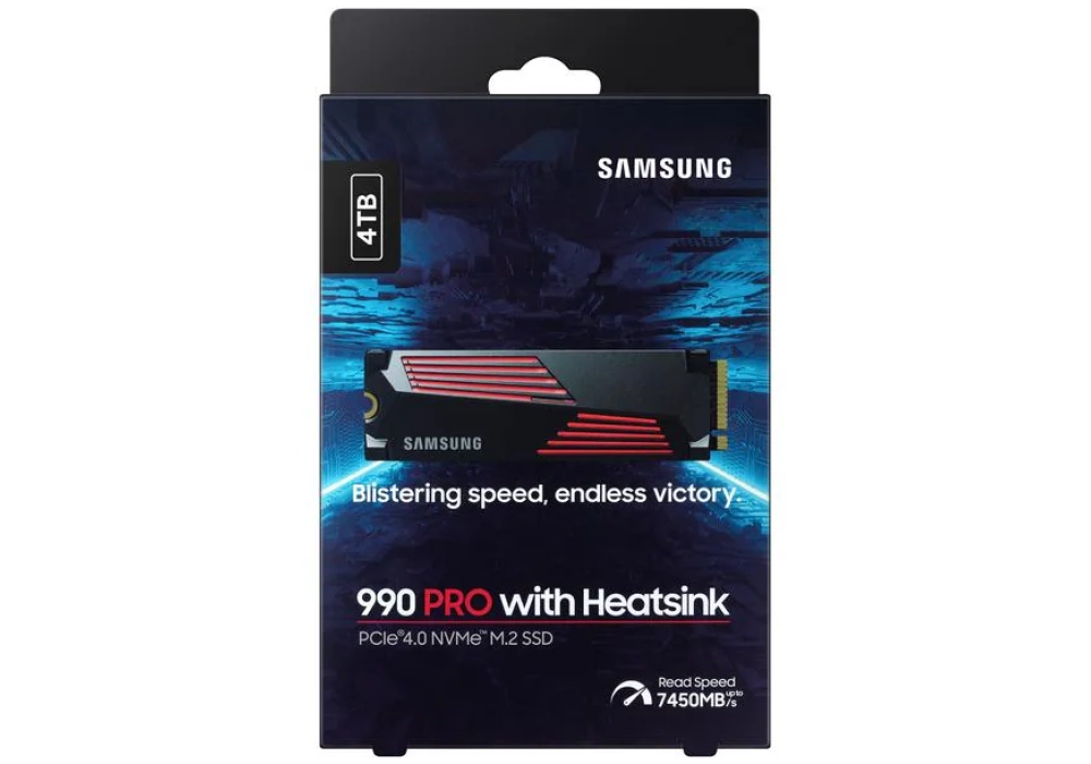 Samsung SSD 990 PRO Heatsink M.2 2280 NVMe 4000 GB