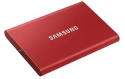 Samsung T7 Portable SSD - 500 GB (Metallic Red) 