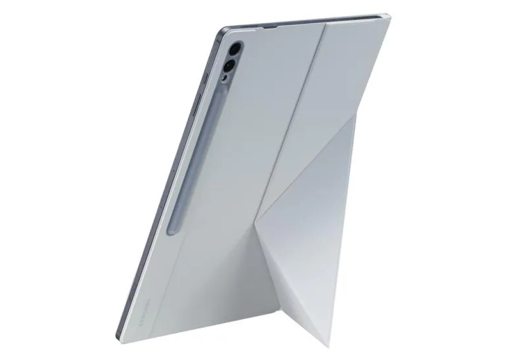 Samsung Tab S9 Ultra Smart Book Cover Blanc