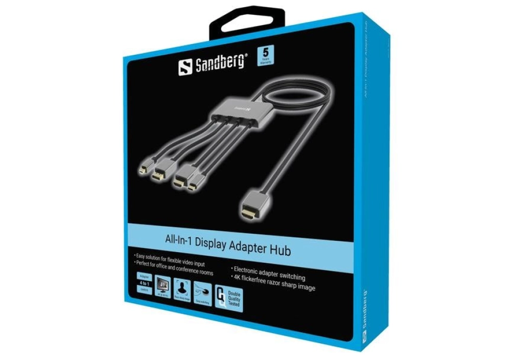 Sandberg All-in-One Display Adapter Hub