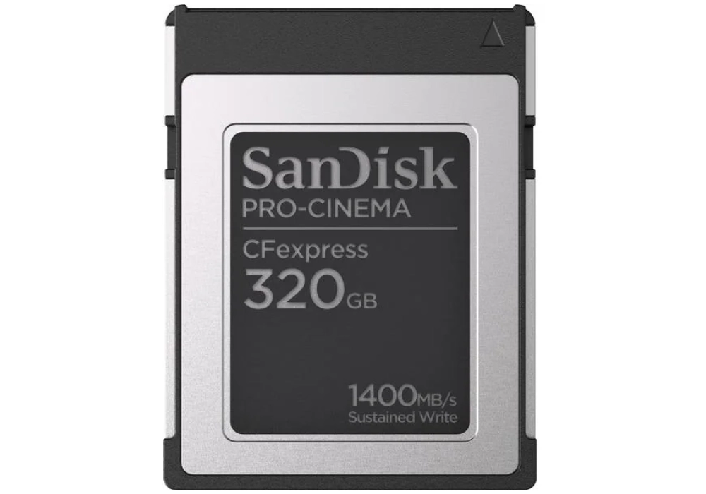 SanDisk Carte CFexpress PRO Cinema Type B 320 GB