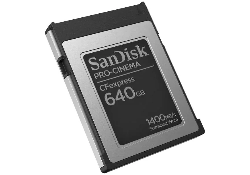 SanDisk Carte CFexpress PRO Cinema Type B 640 GB
