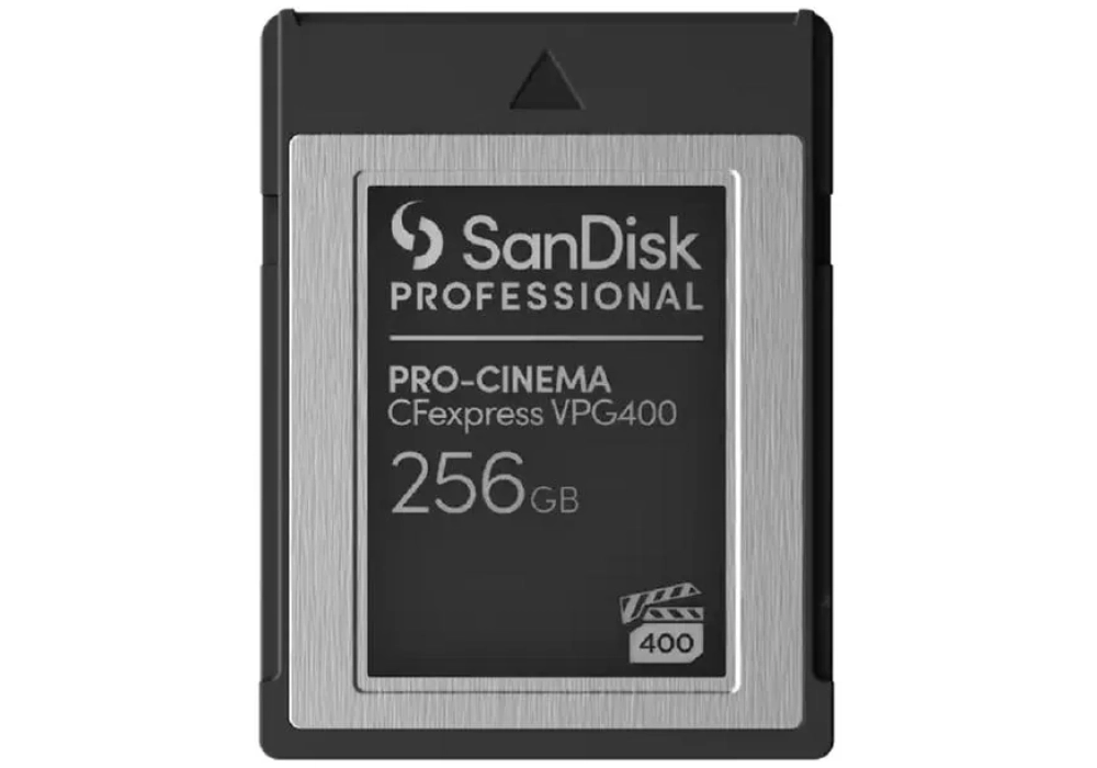 SanDisk Carte CFexpress PRO Cinema VPG400 Type B 256 GB