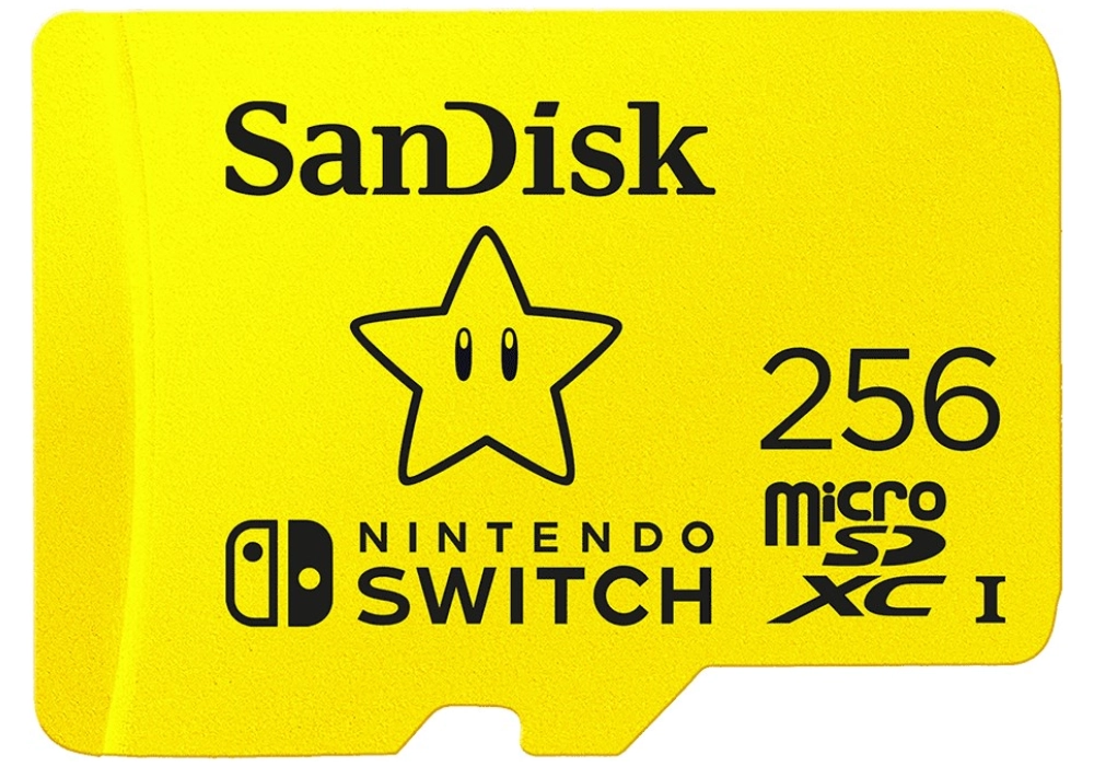 SanDisk Carte microSDXC Nintendo Switch U3 256 GB