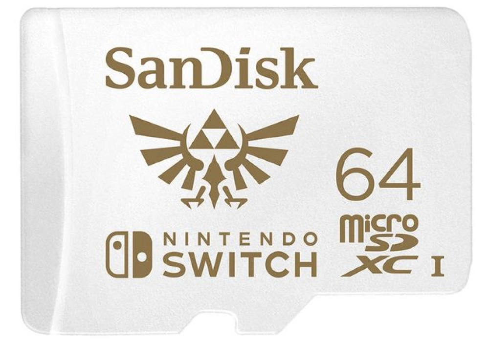 SanDisk Carte microSDXC Nintendo Switch U3 64 GO