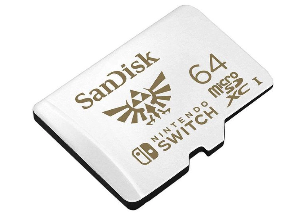SanDisk Carte microSDXC Nintendo Switch U3 64 GO - SDSQXAT-064G-GNCZN 