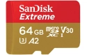 SanDisk Extreme microSDXC U3 card A2 (2022) - 64GB