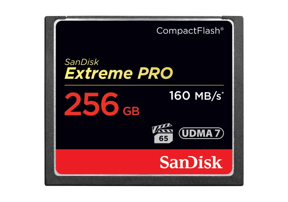 SanDisk Extreme Pro 1067x CompactFlash - 256 GB