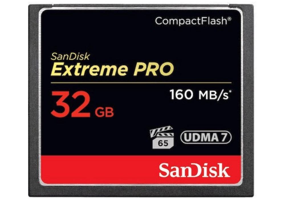 SanDisk Extreme Pro 1067x CompactFlash - 32 GB