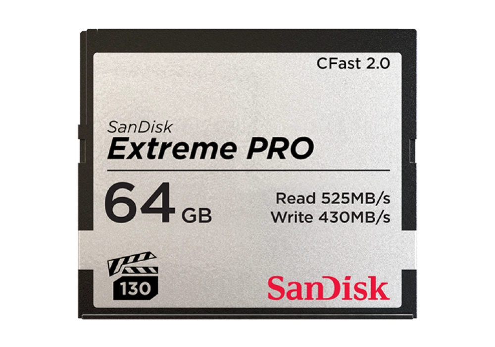 SanDisk Extreme PRO CFast 2.0 (VPG130) - 64 GB