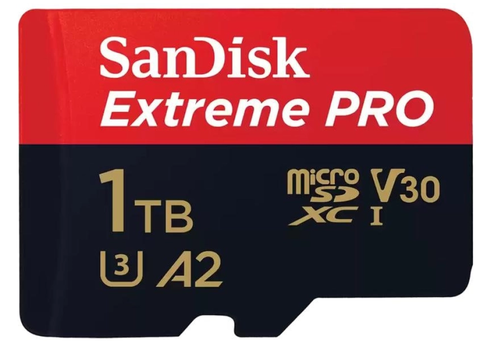 SanDisk Extreme Pro microSDXC UHS-I A2 Class V30 (2022) - 1TB
