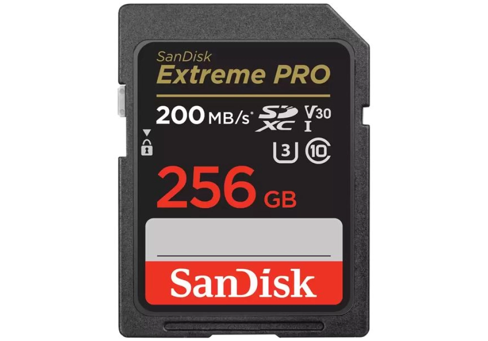 SanDisk Extreme Pro SD UHS-I Card (2022) - 256 GB