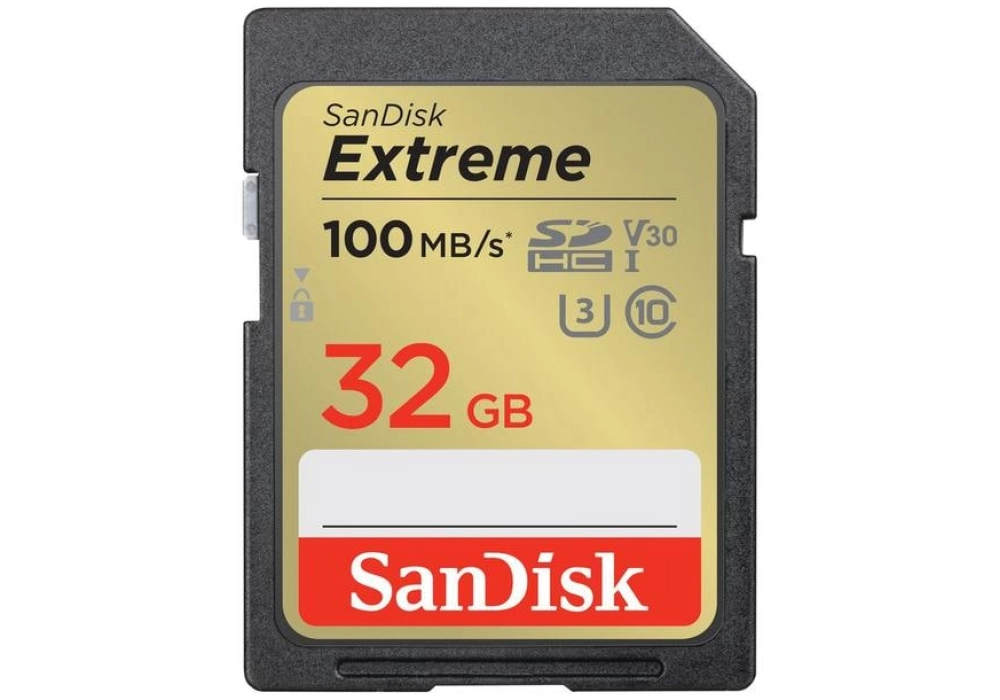 SanDisk Extreme SD UHS-I Card (2022) - 32 GB