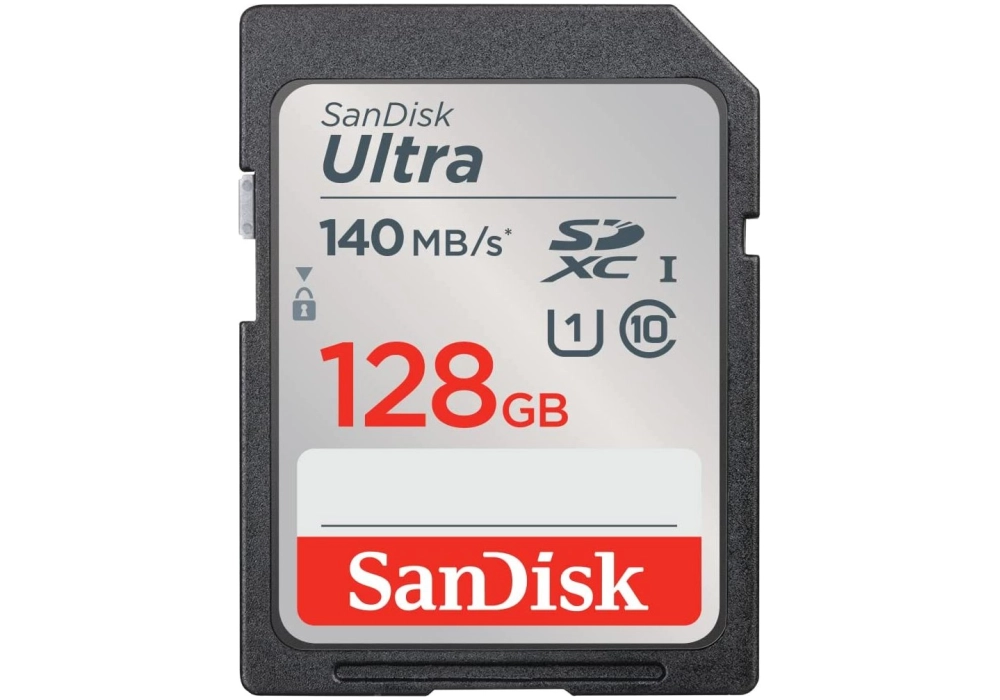 SanDisk Ultra SDXC 140MB/​s UHS-I U1 - 128 GB