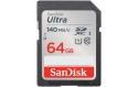 SanDisk Ultra SDXC 140MB/​s UHS-I U1 - 64 GB