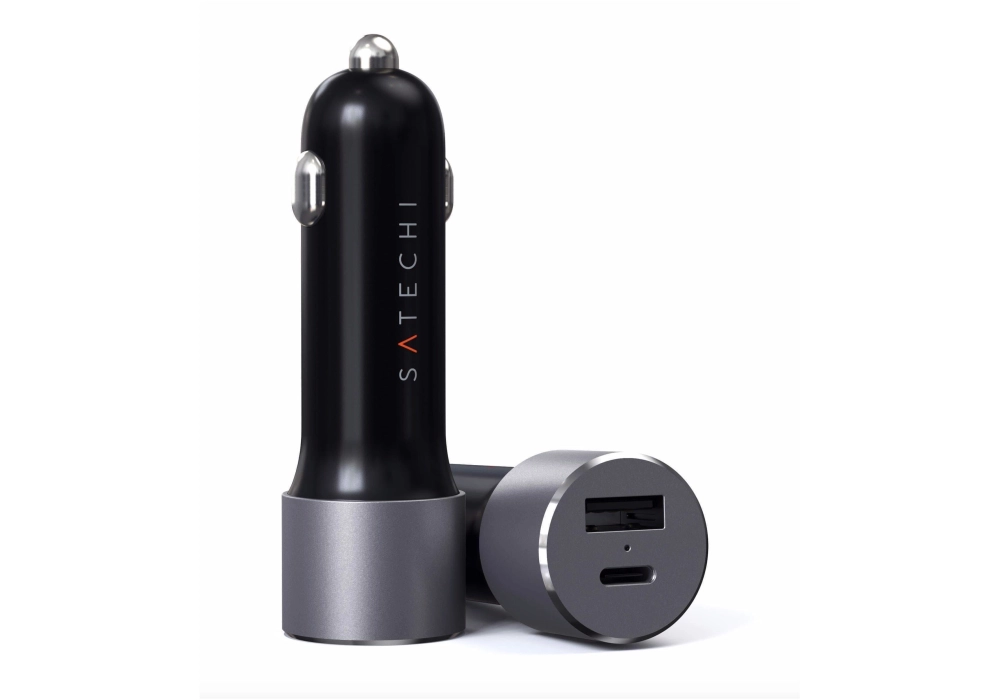 Satechi 72W Type-C PD Car Charger Adapter (Space Gray)