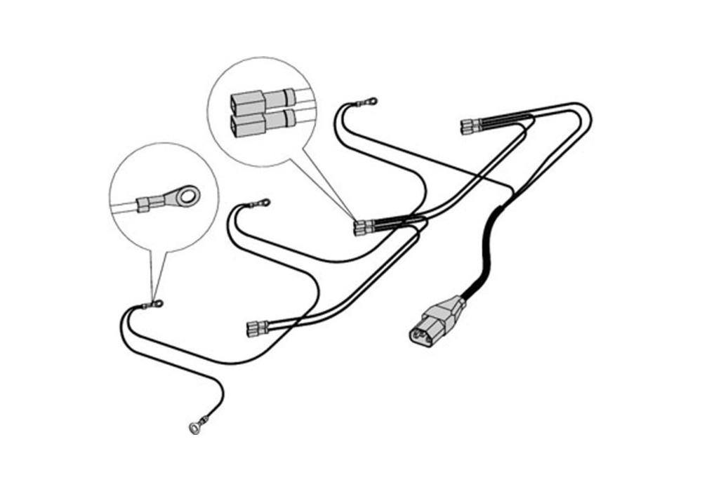 SCHROFF EPCASE Câble de raccordement pour ventilateur