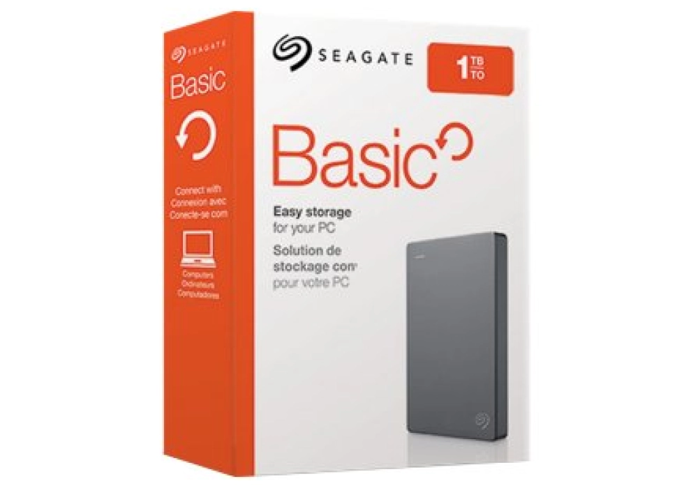 Seagate Basic Portable Hard Drive USB 3.0 - 1.0 TB 