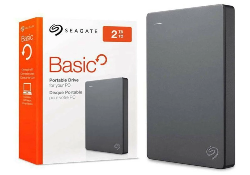 Seagate Basic Portable Hard Drive USB 3.0 - 2.0 TB 
