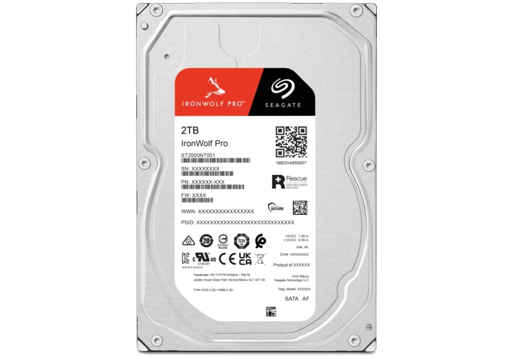 Seagate IronWolf Pro NAS HDD Unlimited - 2.0 TB