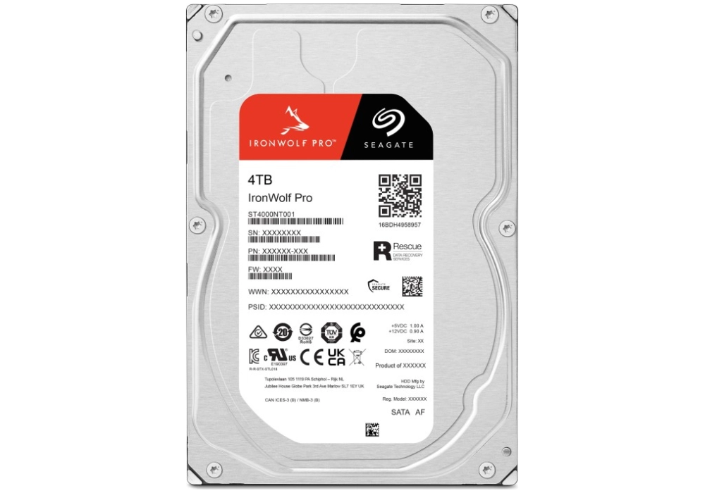 Seagate IronWolf Pro NAS HDD Unlimited - 4.0 TB