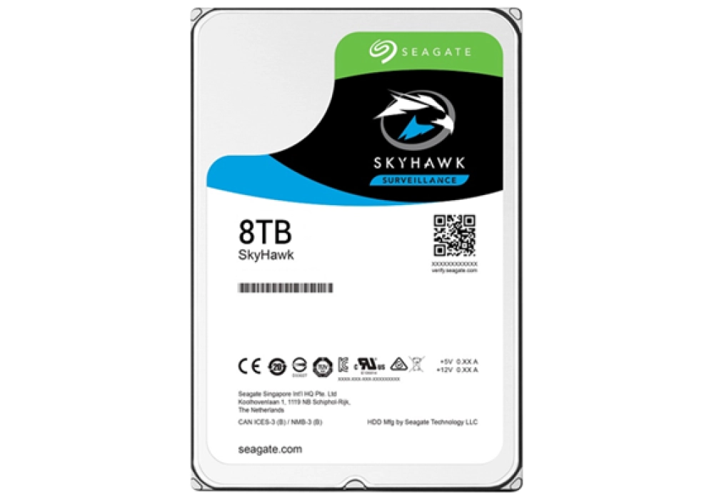 Seagate SkyHawk Surveillance HDD SATA 6 Gb/s - 8.0 TB