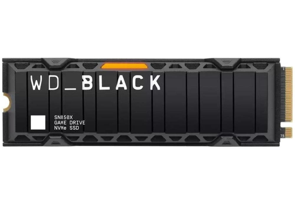 WD Black SSD SN850X Gaming Heatsink M.2 2280 NVMe - 1 TB