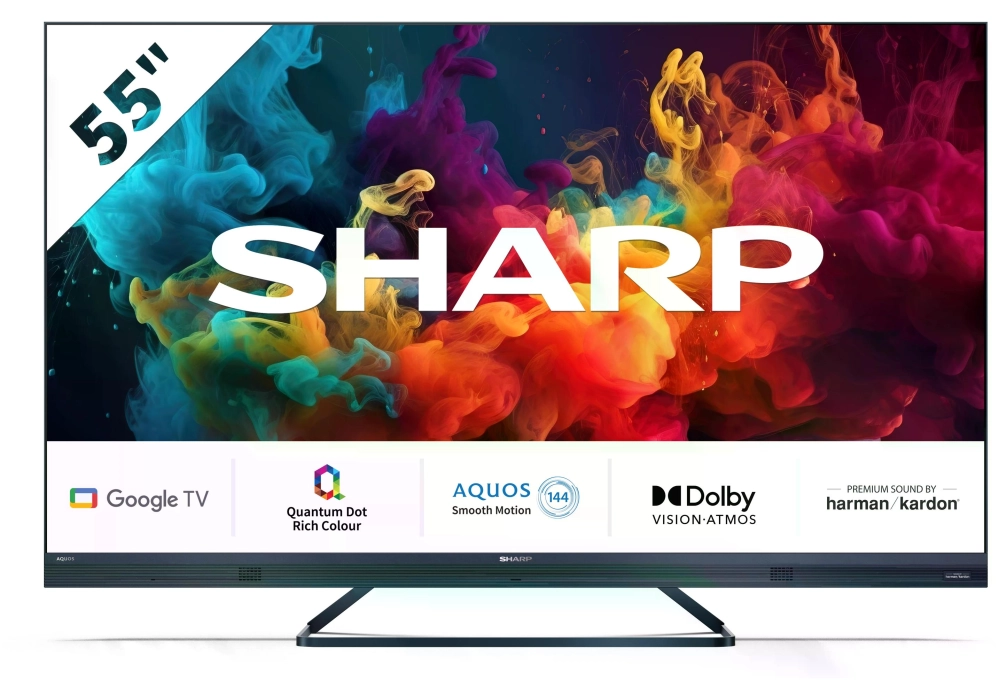 Sharp TV 55FQ5EG 55", 3840 x 2160 (Ultra HD 4K), LED-LCD