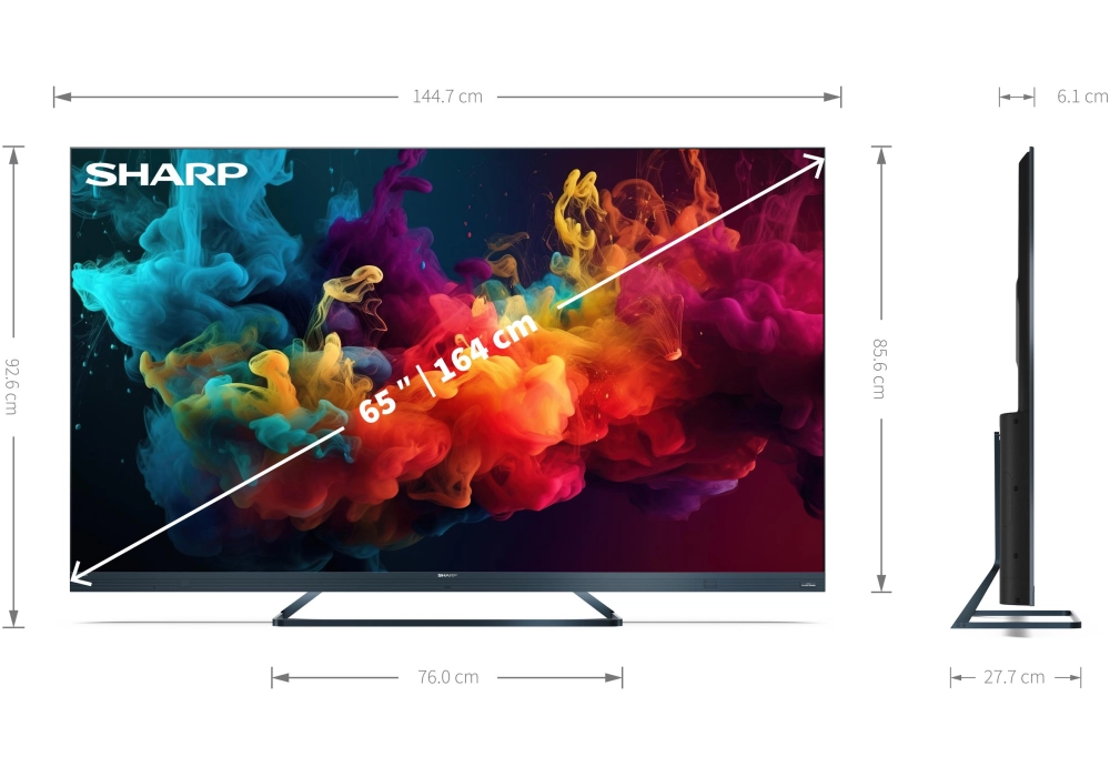 Sharp TV 65FQ5EG 65", 3840 x 2160 (Ultra HD 4K), LED-LCD
