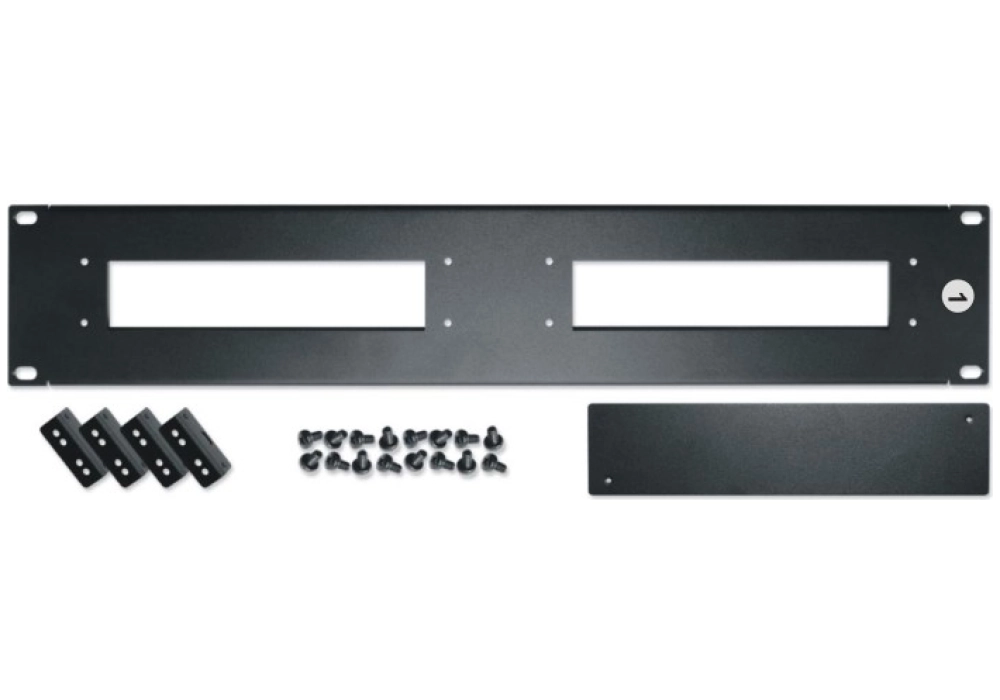 Shuttle 19'' 2U rack mount front plate for two Shuttle XPC slim - PRM01