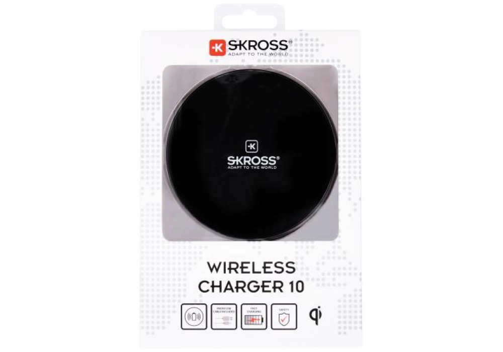 SKROSS Wireless Charger 10 (Black)