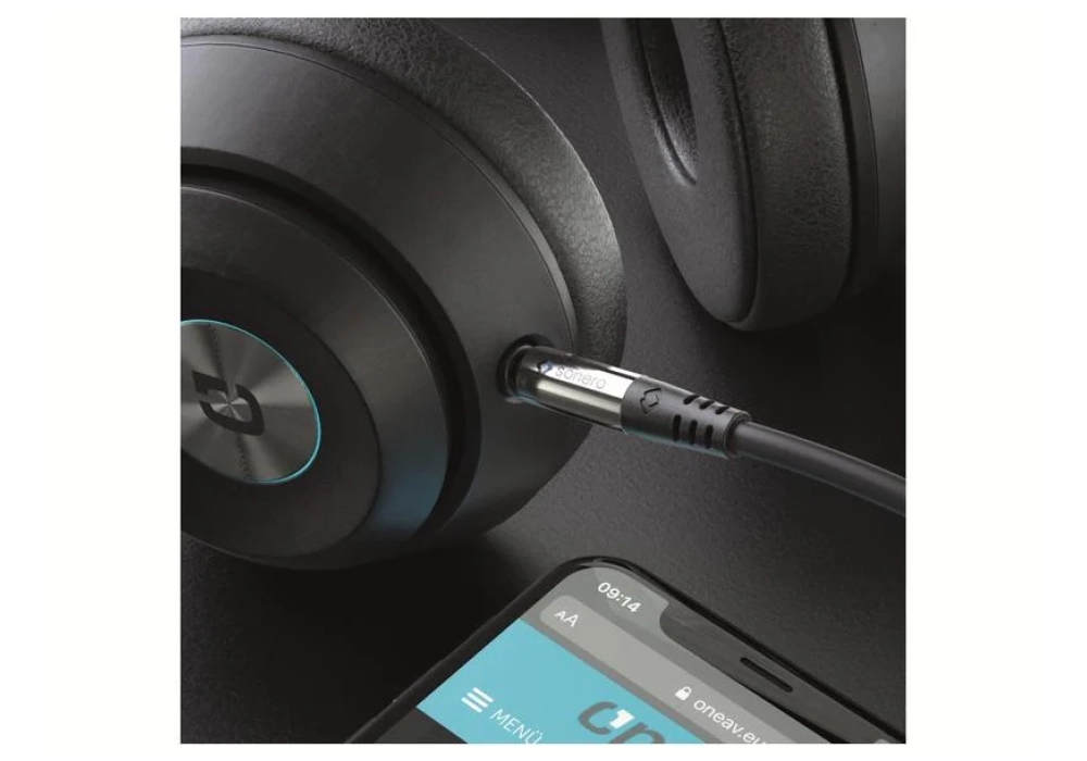 sonero Adaptateur audio 2x 3,5mm à 3,5mm 0.25 m