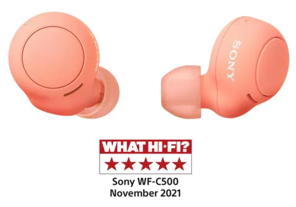 Sony Écouteurs True Wireless In-Ear WF-C500 Orange