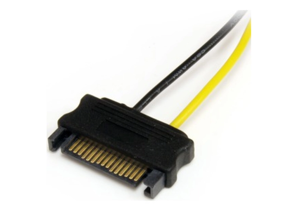 StarTech Câble 2x SATA vers PCIe 6 broches - 15 cm