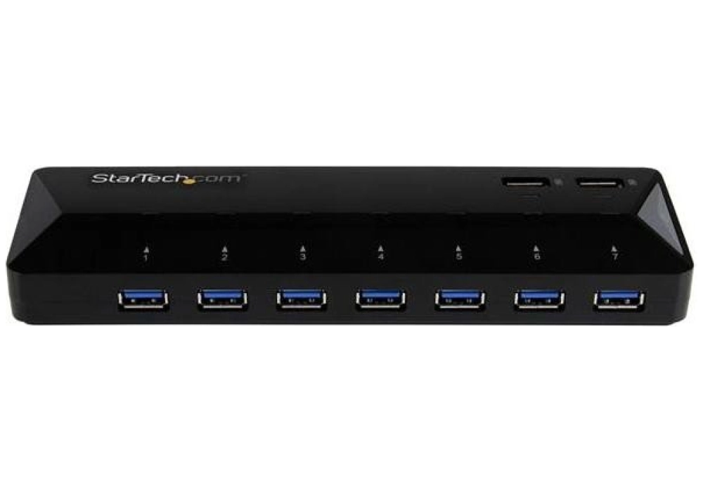 StarTech Hub USB 3.0 à 7 ports + ports dédiés à la charge - 2x 2,4 A