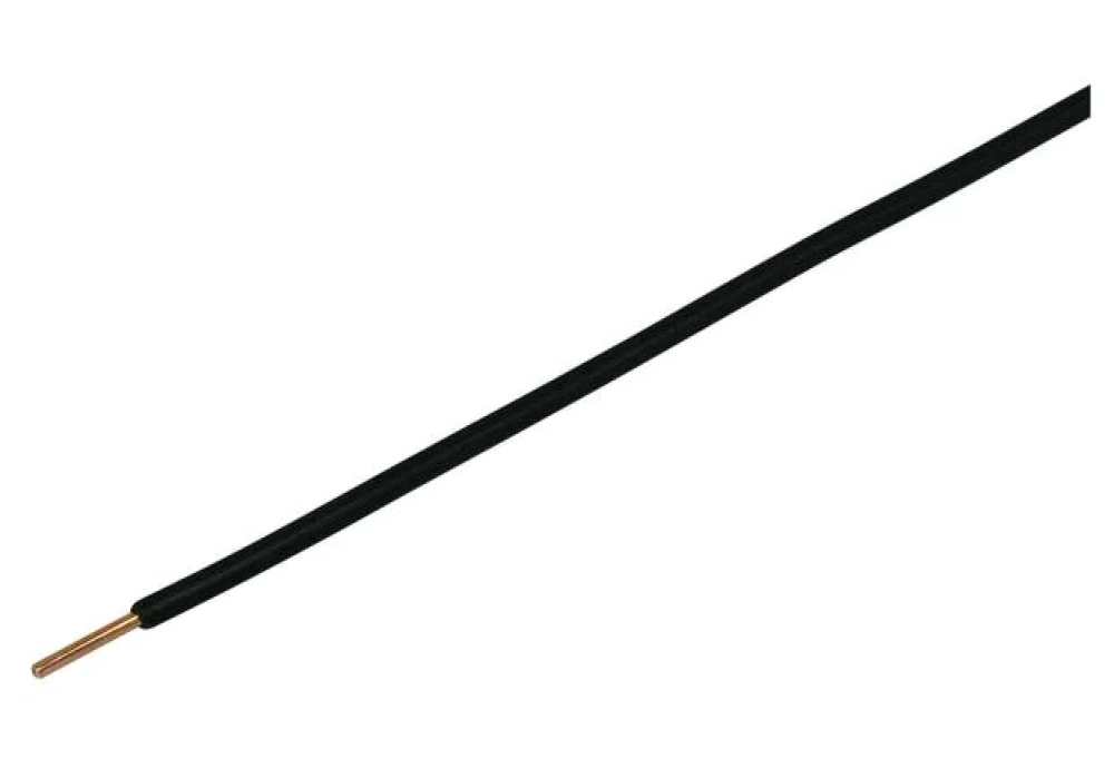 STEFFEN Fil T Anneau 1.5 mm² 20 m, Noir