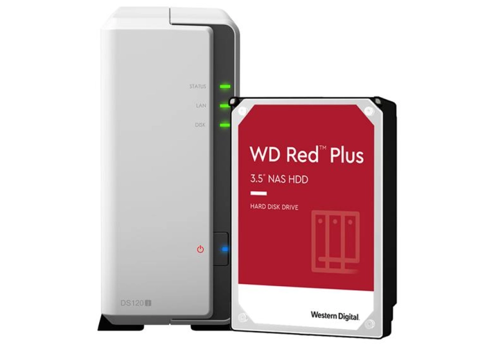 Synology DiskStation DS120j - 2.0 TB (WD Red plus)