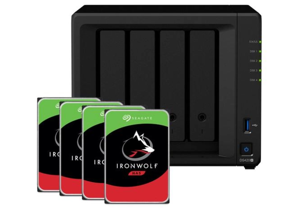 Synology DiskStation DS420+ - 12.0 TB (Seagate Ironwolf)