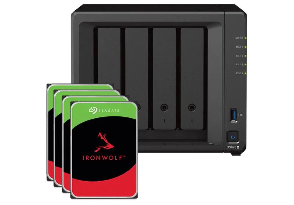 Synology DS923+ - Ironwolf 32 TB