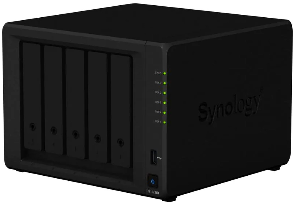 Synology NAS DiskStation DS1522+ 5-bay Synology Plus HDD 60 TB